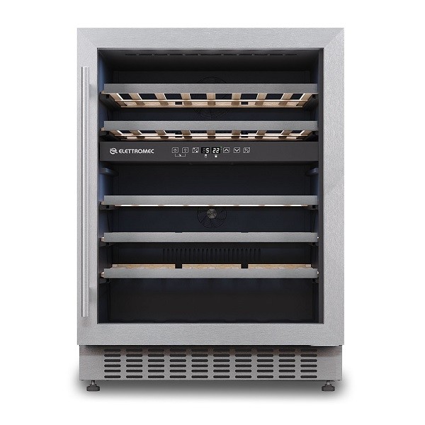 Adega Elettromec Inox - 45 Garrafas - 220v - Cv2bi45xv2atc