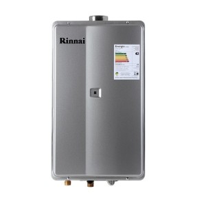 Aquecedor Rinnai Digital 35,5L a Gás REU2802 FEC Prata Bivolt